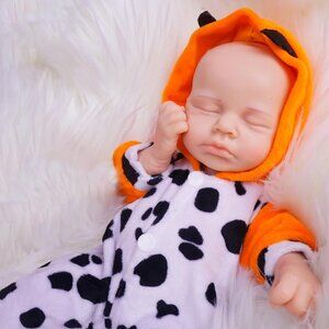 Full Body Platinum Silicone Baby Dolls Newborn Adam-ivory Reborn Baby Boy